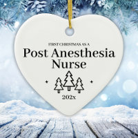Infirmière post-anesthésie Premier Noël Ornement