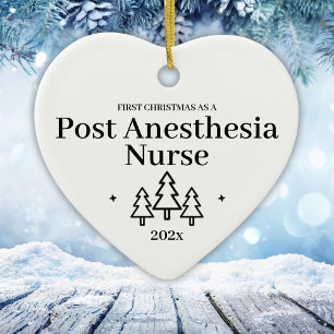 Infirmière post-anesthésie Premier Noël Ornement