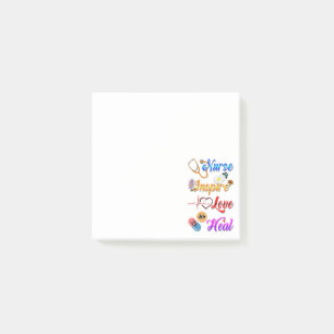 Infirmière Post-it Inspirez Amour Guérissez Méd Th