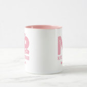 Infirmière Praticien Personnalisé Café Rose Mug (Centre)