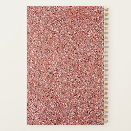 Infirmière Praticien Rose Parties scintillant d'or (Dos)