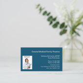 Infirmière praticienne Cartes de visite Médicales (Debout devant)