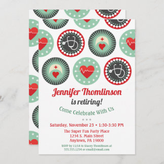 Infirmière Retraite Invitation Infirmière Partie i