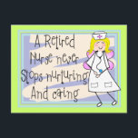 Infirmière retraitée Ange cartes d'art et cadeaux<br><div class="desc">Cartes d'ange infirmière retraitées,  t-shirts,  tasses,  sacs fourre-tout,  porte - clés,  boutons,  mousepads,  tabliers et plus encore. Graphiques adorables créés par une infirmière à la retraite.</div>