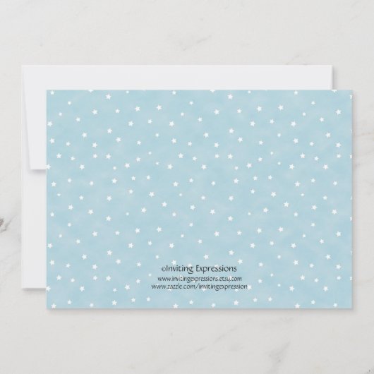 Infirmière Rhyme Baby Shower Invitations (Dos)