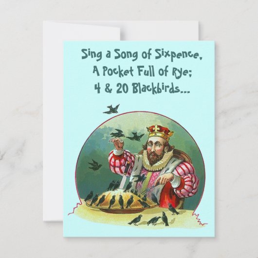 Infirmière Rhyme Fête à thème INVITATIONS (Devant)