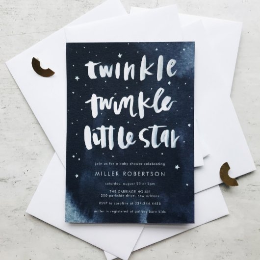 Infirmière rime Baby shower Invitation