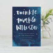 Infirmière rime Baby shower Invitation (Debout devant)