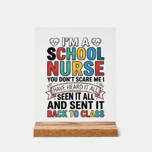 Infirmière scolaire a tout entendu T-shirt drôle p