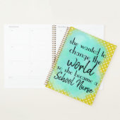 Infirmière scolaire Couleurs branchées et coordina (Devant avec enveloppe)