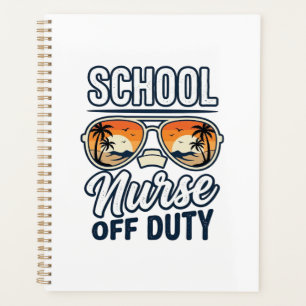 Infirmière scolaire hors service chemise de lunett