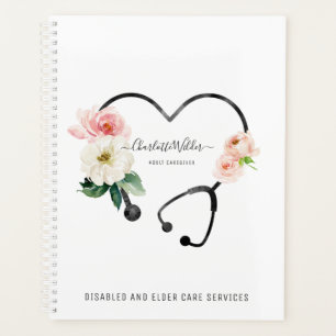 Infirmière soignante Stethoscope floral