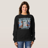 Infirmière Sweatshirt photo à trois cadres (Devant entier)
