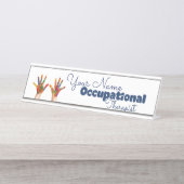 Infirmière-thérapeute Plaque de nom personnalisé (Devant)