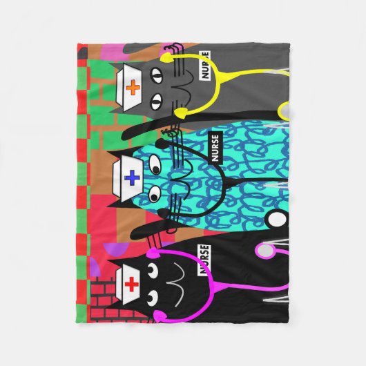 Infirmières de chat de couverture d'ouatine (Devant)