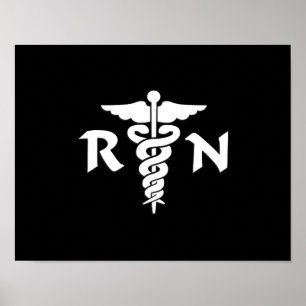 Infirmières de RN et affiche Médicale de symbole
