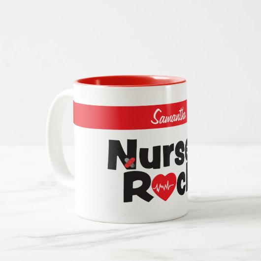 Infirmières Rock Mug (Devant gauche)