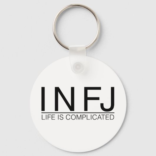 INFJ Life is ingewikkeld Sleutelhanger (Voorkant)