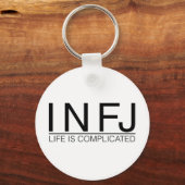 INFJ Life is ingewikkeld Sleutelhanger (Voorkant)