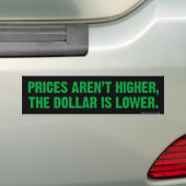 Inflatie Bumpersticker (Op auto)