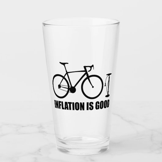 Inflatie is een goede fiets glas (Voorkant)
