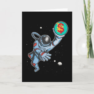 Inflatie naar de maanastronaut kaart