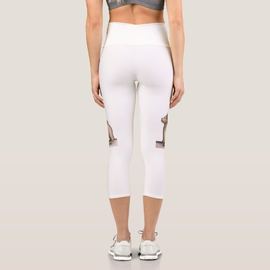 Infliction d'art Capri Yoga Leggings (Verso)