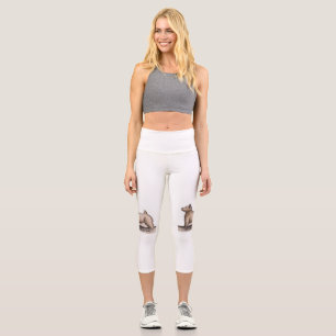 Infliction d'art Capri Yoga Leggings