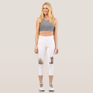 Infliction d'art Capri Yoga Leggings