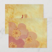 Influencé par l'Asie Carte de remerciements weddin (Devant / Derrière)