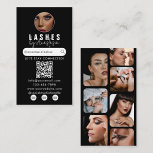 Influencer Beauty Make-up Artist Hair Lashes Foto' Visitekaartje