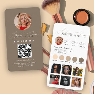 Influencer Feed Grid Social Media QR Code Business Visitekaartje