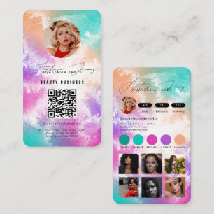 Influencer Feed Grid Social Media Tie Dye Zakelijk Visitekaartje