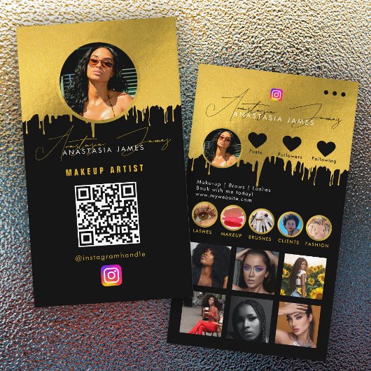 Influencer Fotofeed Social Media QR Code Luxe Visitekaartje