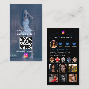Influencer Photo Feed Grid Social Media QR Code Visitekaartje