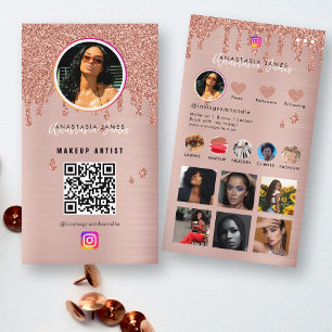 Influencer Photo Feed Grid Social Media QR Code Visitekaartje