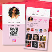 Influencer Photo Feed Grid Social Media QR Code Visitekaartje