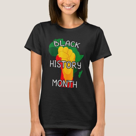 Influential Inspirational Black History Leaders Fi T-shirt (Voorkant)