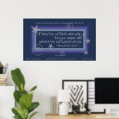 INFLUENTIE VAN DE LERER POSTER (Thuiskantoor)