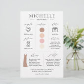 Info, Couleurs, Date, Carte vestimentaire (Debout devant)