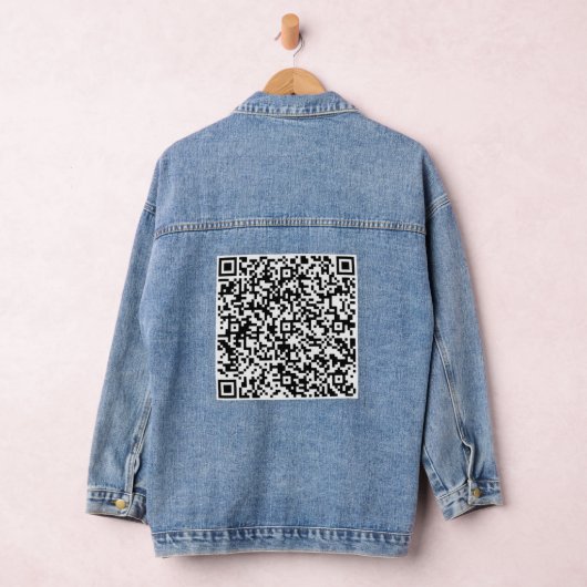 Info d'analyse de code QR personnalisé Veste Denim (Hangar)