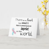 Info loss awareness greeting card kaart (Gele Bloem)