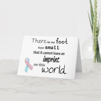 Info loss awareness greeting card kaart