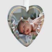 Info naissance bébé Jalon 1er Noël Photo (devant)