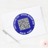 Info QR Code personnalisé et Sticker texte - Vos c (Enveloppe)