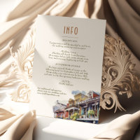 Info voor bruiloft en Details New Orleans Invita
