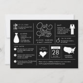 Infographic Save the Date Verloving Notice (Voorkant)