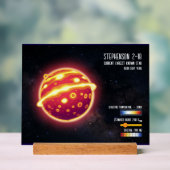 Infographie de science spatiale sur la plus grande (Neutre)