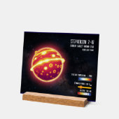 Infographie de science spatiale sur la plus grande (Angle)