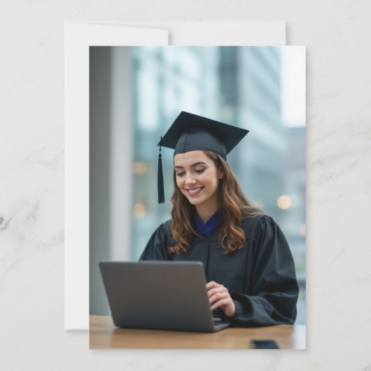 Informatica en informatietechnologie Afstuderen Bedankkaart (Achterkant)